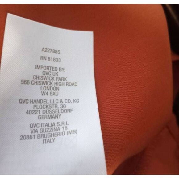 D & CO. BURNT ORANGE BUTTON DOWN SHIRT SZ.M EUC - Picture 7 of 7